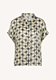 By Bar Karly Blouse Square Tie Dye