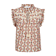 Co'couture Egypt Tie Top Off White