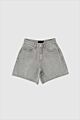 With Black Karolina Grey Denim Shorts Spring Grey
