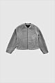 With Black Briella Bomber Jacket Light Grey Mel