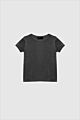With Black Heather Tee Dark Grey Melange