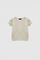 With Black Heather Tee Pumice Stone Melange