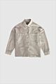 With Black Steffi Denim Shirt Jacket Grey