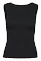 Saint Tropez Shacia Smock Tank Top Black