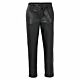 YAYA Fauw Leather Straight Trousers Belt Black