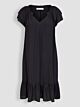 Co'couture Sunrise Crop Smock Dress Black