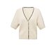 Yaya Ribbed Cardigan Stich Detail Summer Sand