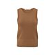 Yaya Ribbed Fitted Tank Top Chipmunk Brown