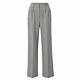 Yaya Woven Wide Leg Trousers Light Grey Melange