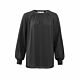 Yaya Woven Top Open Sleeve Anthracite