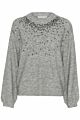 Saint Tropez Barbel Pullover Gray Quill Melange