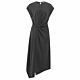 Yaya Pleated Modal Dress Anthracite