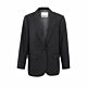 Yaya Wool Mix Oversized Blazer Anthracite Melange