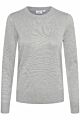 Saint Tropez Mila Pullover Pearl Grey Melange