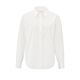 Yaya Poplin Blouse Bow Blanc White