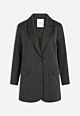 Sisterspoint Oversized Blazer Grey Pinstripe