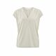 Yaya Jersey Top V-Neck Moonstruck Grey