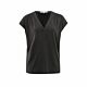 Yaya Jersey Top V-Neck Licorice Black