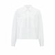 Yaya White Blouse Batwing Sleeve Pure White