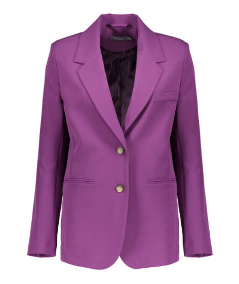 Geisha Blazer Solid Purple