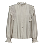 Co'couture AngusCC Smock Frill Shirt Bone