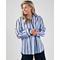 Nukus Bonn Blouse Stripe Ice Blue