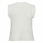 Co'couture MillyCC Knit Vest Off White