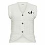 Co'couture MillyCC Knit Vest Off White