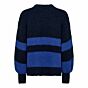 Co'couture Coralie Block Rib Knit Navy