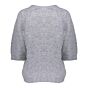 Geisha Pullover 2/3 Sleeves Grey Silver Lurex