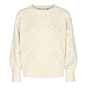 Co'Couture Bubble Knit Off White