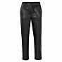 YAYA Fauw Leather Straight Trousers Belt Black