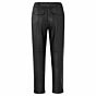 YAYA Fauw Leather Straight Trousers Belt Black