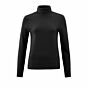 YAYA Turtleneck Sweater With Button Black