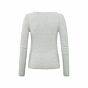 Yaya Structured Knitted Top Light Grey Melange