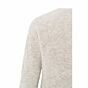 Yaya Flower Jacquard Sweater Off White Melange