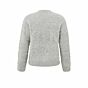 Yaya Flower Jacquard Sweater Formal Gray Melange