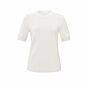 YAYA Ribbed Top Ivory White