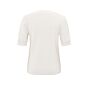YAYA Ribbed Top Ivory White