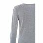 Yaya Rib Top With Shoulder Pads Sky Grey