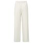 Yaya Striped Linen Blend Trousers Sand Linen Beige