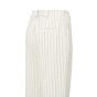 Yaya Striped Linen Blend Trousers Sand Linen Beige