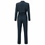 Yaya Woven Jumpsuit Blazer Collar Outer Space Blue