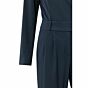 Yaya Woven Jumpsuit Blazer Collar Outer Space Blue