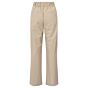 Yaya Woven High Waist Trousers Twill Beige