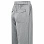 Yaya Woven Satin Wide Leg Trouser Light Metal Grey