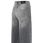 Yaya Extra Wide Leg Denim Medium Grey Denim