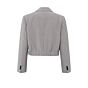 Yaya Woven Short Blazer Jacket Feather Grey
