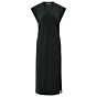 Yaya Long T-shirt Dress Belt Washed Black