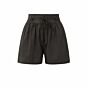 Yaya High Waist Flowy Short Licorice Black